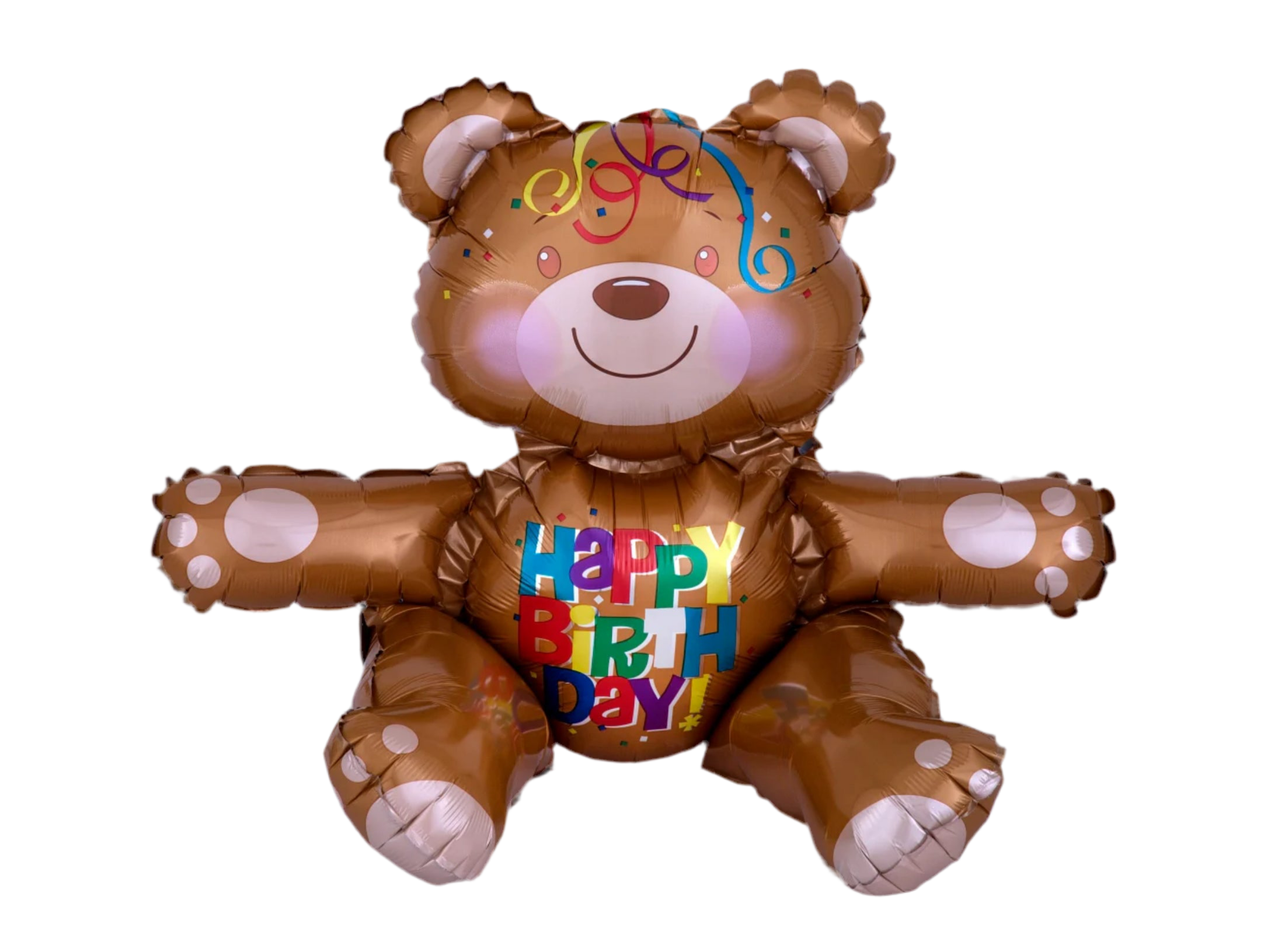 Anagram 17" Happy Birthday Bear Foil Balloon